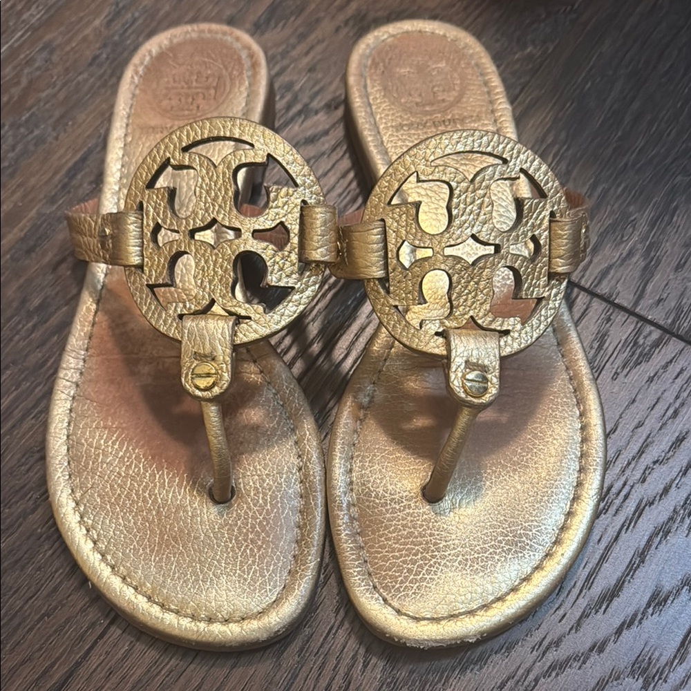 Tory Burch Gold Sandals